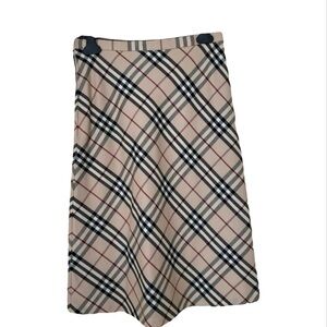 Plaid A-Line Skirt